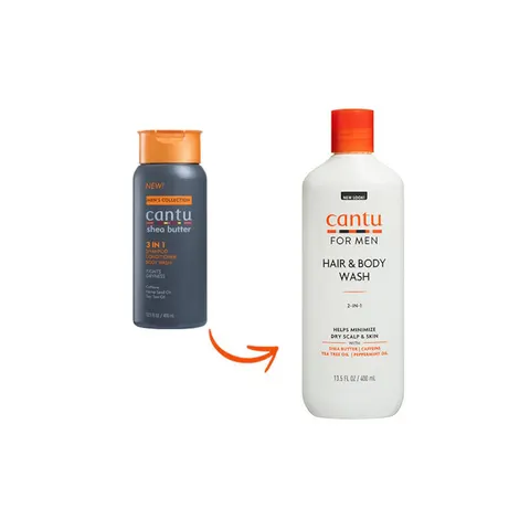 Cantu - MEN - 3IN1 Shampoo 13,5OZ – afbeelding 1