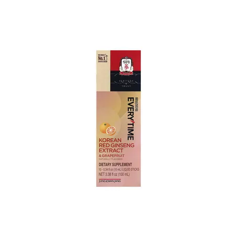 Korean Red Ginseng Extract, Everytime, Grapefruit – 014258 – image 1