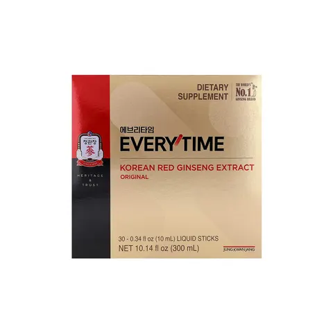Korean Red Ginseng Extract, Everytime, Original – image 1