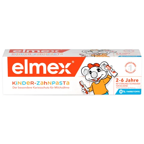 Elmex Kinderzahnpasta 2-6 Jahre – Bild 1