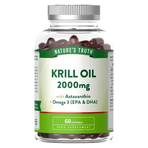 Nature's Truth Krill Oil 2000mg 60 Softgels – image 1