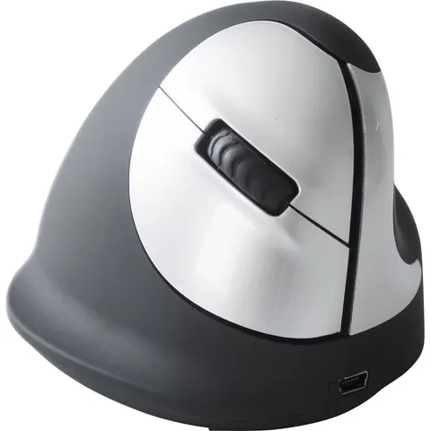 R-GO TOOLS R-GO HEWLL - R-Go HE Break ergonomic mouse, Bluetooth, medium, left – image 1