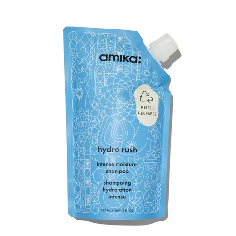 Amika Hydro Rush Intensiv Feuchtigkeitsspendendes Shampoo – Bild 1