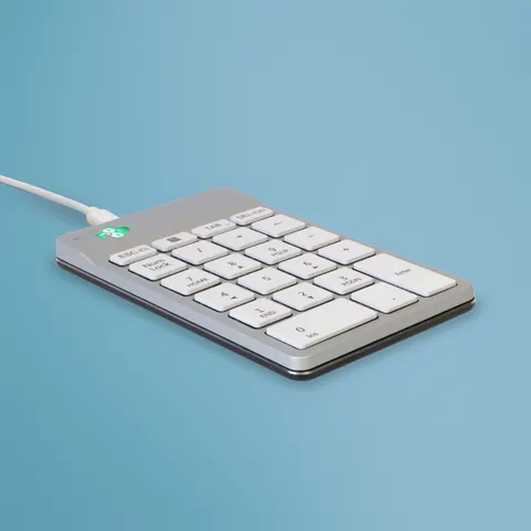 R-Go Tools Numpad Break, Nummernblock, Kabelgebunden – Weiß – Bild 1