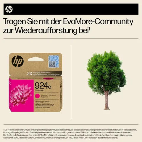 HP 924e Magenta Tintenpatrone EvoMore – Bild 1