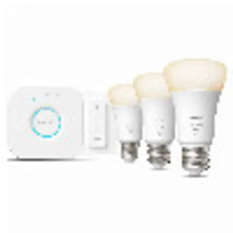 White E27 Set + Switch 3 x 75 W Starter-Set – Bild 1