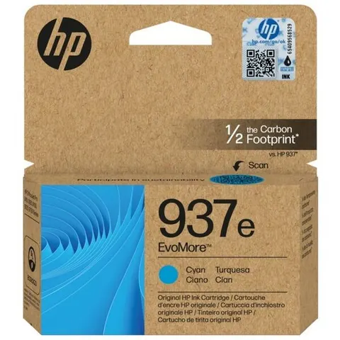 HP 937e EvoMore Cyan Original ink cartridge – Bild 1