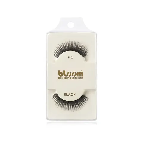 Bloom Natural No. 1 Black 1 cm - False Lashes – image 1
