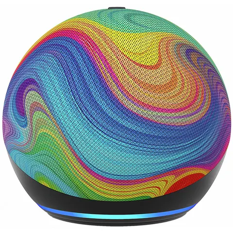 Amazon Echo Dot Kids 5th Gen Smart Speaker - Rainbow Swirl – Multicoloured – image 1