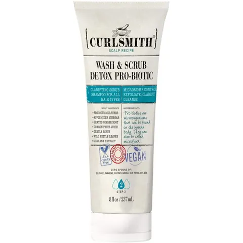 237ml CURLSMITH Wash & Scrub Detox Shampoo – Bild 1