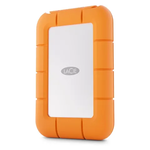 LaCie STMF1000400 external solid state drive 1 TB Grey. Orange – image 1
