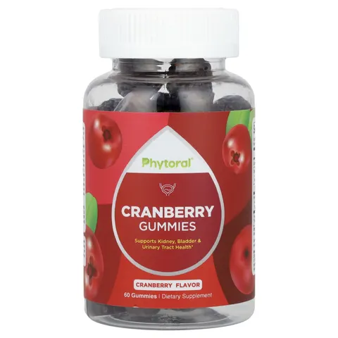 Phytoral, Cranberry Gummies, Cranberry, 60 Gummies – image 1