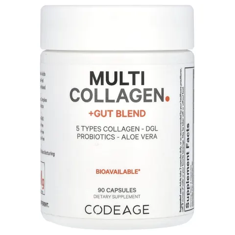 Codeage, Multi Collagen + Gut Blend, 90 Capsules – image 1
