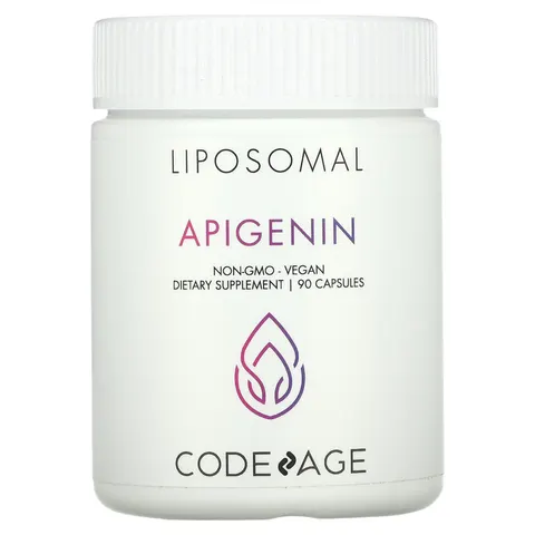 Codeage, Liposomal, Apigenin, Non-GMO, Vegan, 90 Capsules – image 1