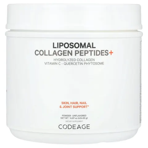 Codeage, Liposomal Collagen Peptides+, Unflavored, 14.97 oz (424.5 g) – image 1