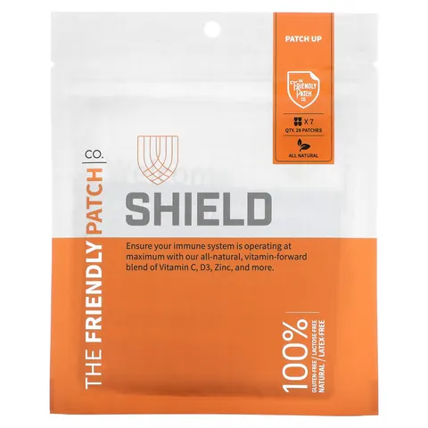The Friendly Patch, Shield, Immune Patch, 28 Patches – image 1