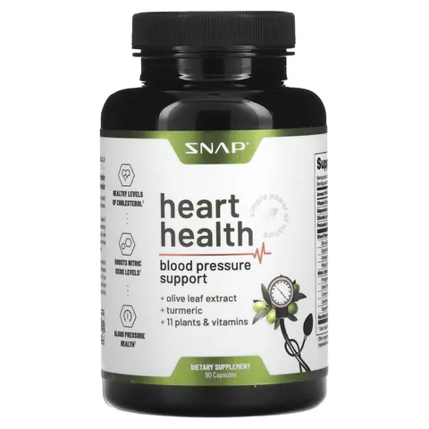 Snap Supplements, Heart Health, 90 Capsules – image 1