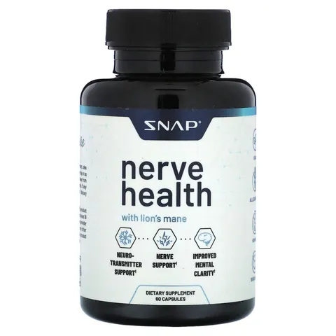 Snap Supplements, Nerve Health, 60 Capsules – image 1
