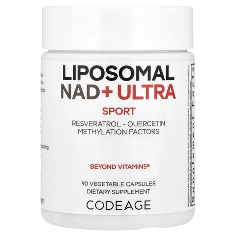 Codeage, Sport, Liposomal NAD+ ULTRA, 90 Vegetable Capsules – image 1