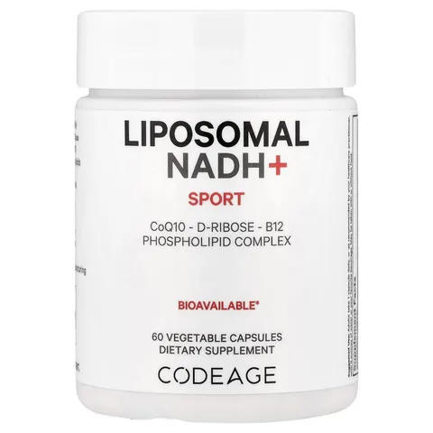 Codeage, Sport, Liposomal NADH+, 60 Vegetable Capsules – image 1