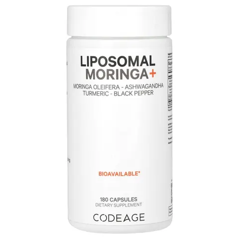 Codeage, Liposomal Moringa+, 180 Capsules – image 1