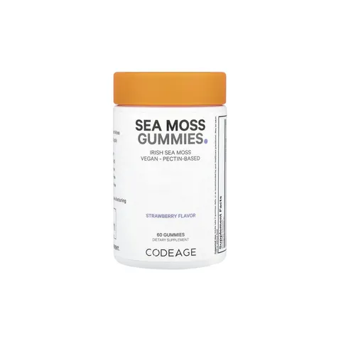 Sea Moss Gummies, Strawberry – image 1