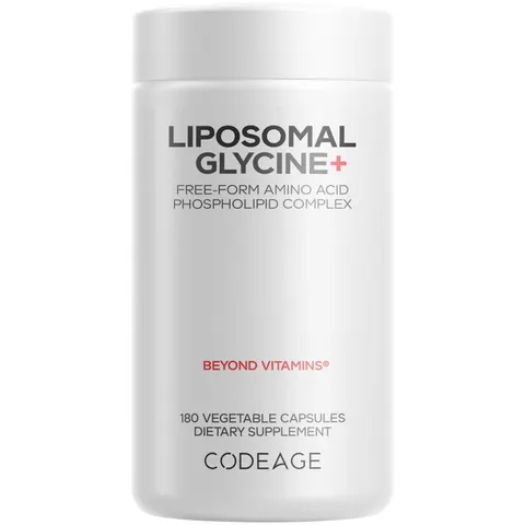 Codeage, Liposomal Glycine+, 180 Vegetable Capsules (500 mg per Capsule) – image 1
