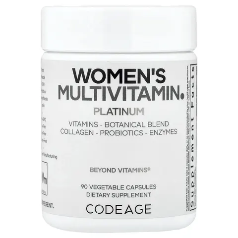 Codeage, Women's Multivitamin, Platinum, 90 Vegetable Capsules – image 1