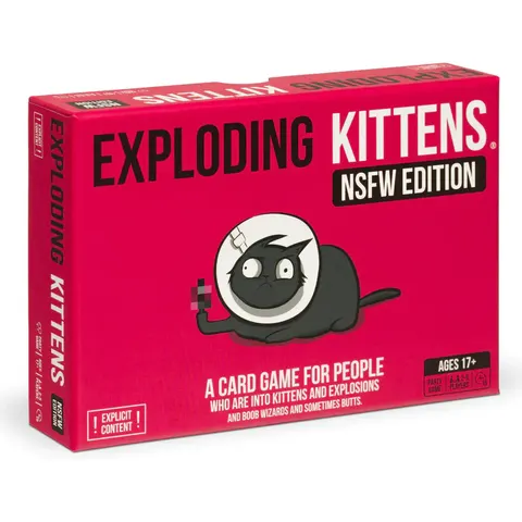 Exploding Kittens NSFW Edition - Engelstalig Kaartspel – afbeelding 1