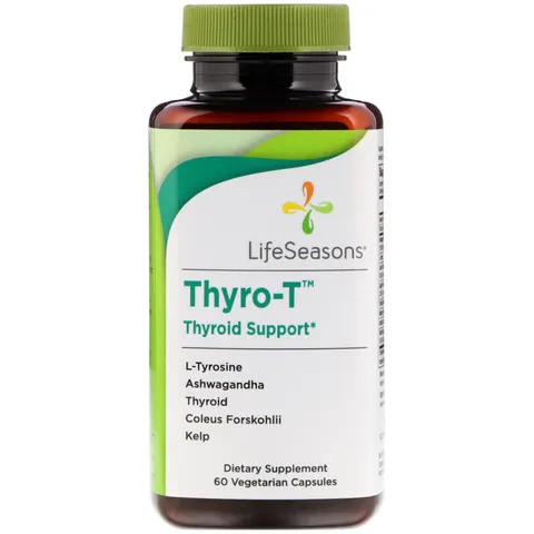 LifeSeasons, Thyro-T®, Thyroid Support, 60 Capsules – image 1
