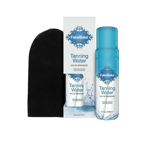 Fake Bake Eau de Bronzage Tanning Water 198ml Spray + Mitt – image 1