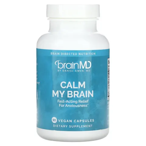 BrainMD, Calm My Brain , 90 Vegan Capsules – image 1