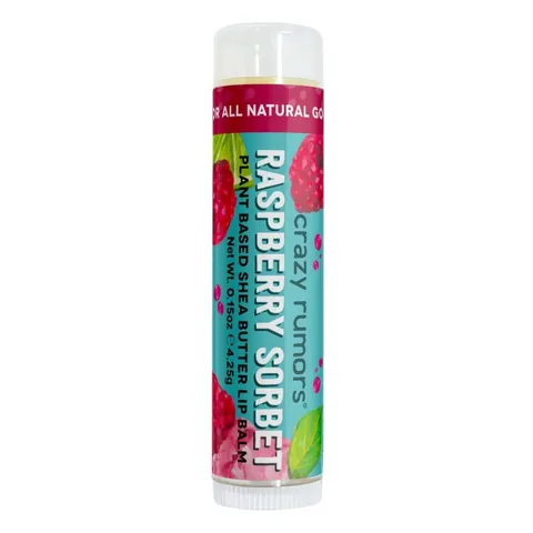 Crazy Rumors Raspberry Sorbet Lip Balm 015 OZ – image 1