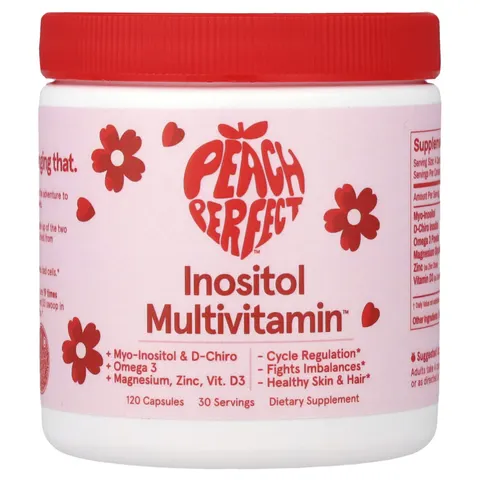 Peach Perfect, Inositol Multivitamin, 120 Capsules – image 1