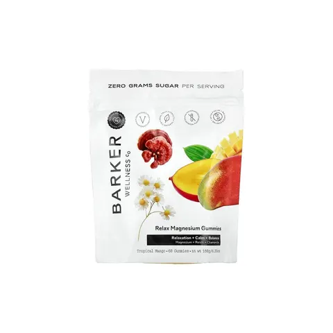 Relax Magnesium Gummies, Tropical Mango – image 1