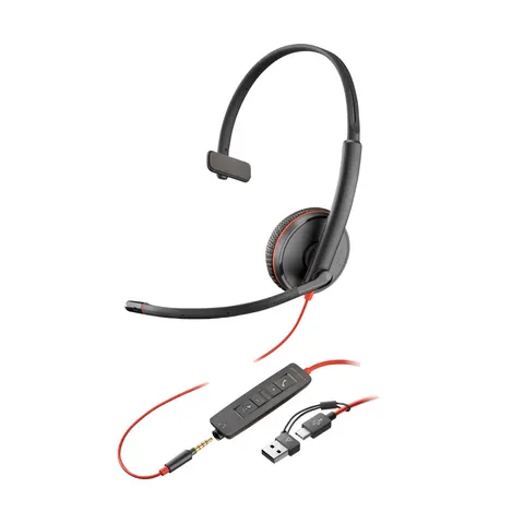 Poly Blackwire 3215 Mono USB-C/A/3,5mm – Bild 1