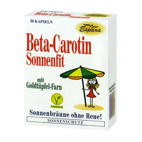 Espara Beta-Carotin Sonnenfit 30 St Kapseln – Bild 1