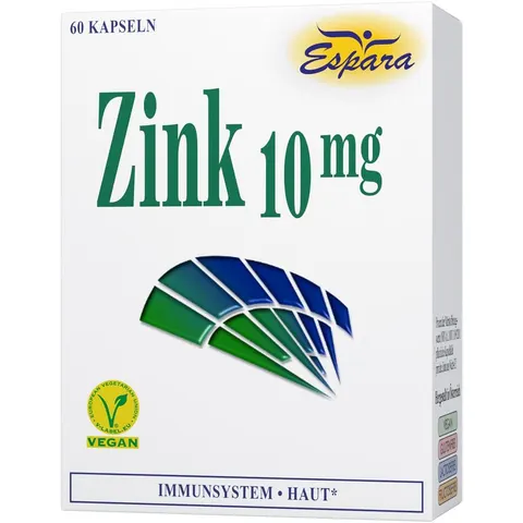 Espara Zink 10 mg 60 St Kapseln – Bild 1
