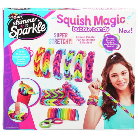 Shimmer N Sparkle Squish Magic Bubble Bands – image 1