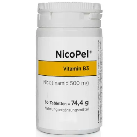 Nicopel Nicotinamid 500 mg Kapseln – Bild 1