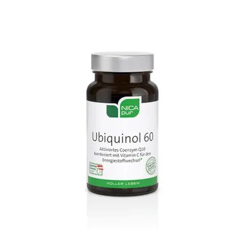 Nicapur Ubiquinol 60 Kapseln – Bild 1