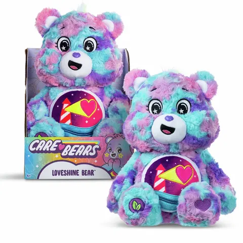 Care Bears Colour Splash Loveshine Bear Plush – image 1
