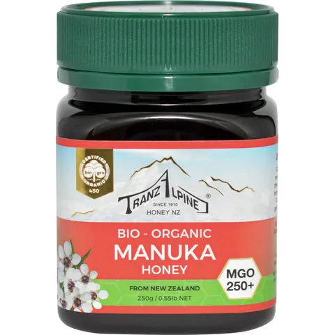 Bio Manuka Honig Mgo 250+ Tranzalpine – Bild 1