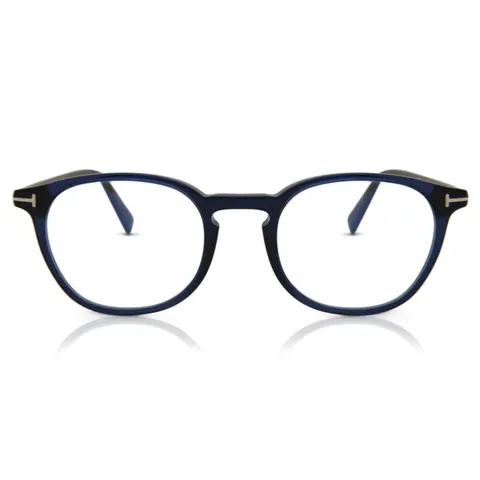 Tom Ford FT 5583-B 090 Runde Brille, Unisex – Bild 1