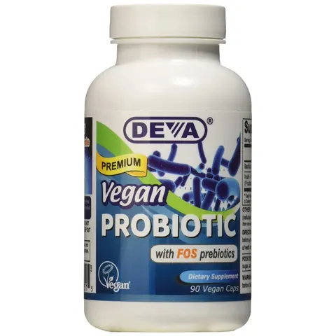 Deva Nutrition Vegan Probiotic Capsules, 90 Count – image 1