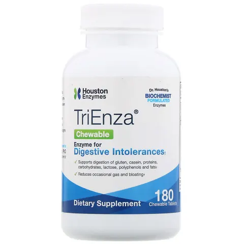 Houston Enzymes, TriEnza Chewable, 180 Chewable Tablets – image 1