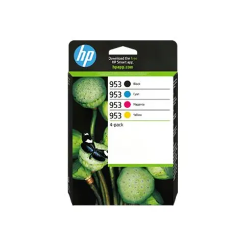 HP 953 CMYK Original Ink Cart 4-Pack – Bild 1