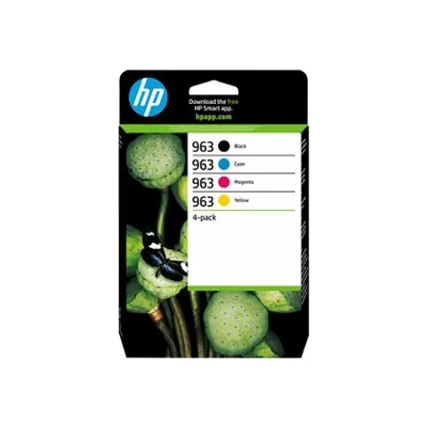 HP 963 CMYK Original Ink Cartridge 4-Pack – Bild 1