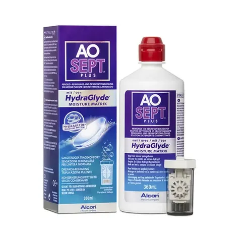 Alcon Soluzione AO SEPT PLUS HydraGlyde 360 ml – immagine 1