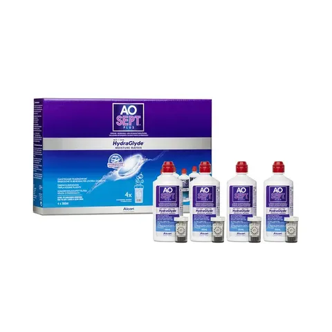 AOSEPT PLUS HydraGlyde MOISTURE MATRIX 4X360 ml Lösung – Bild 1